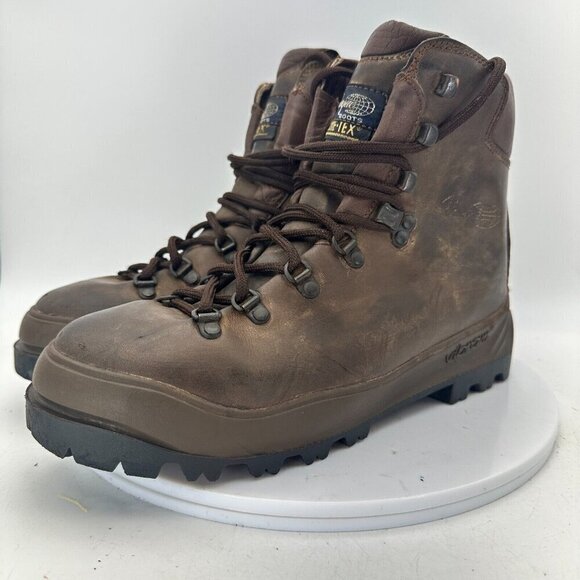 Vasque GTX Goretex Men Size 8 M Mountaineering Hiking Boot Brown Leather 7577 - Picture 1 of 12